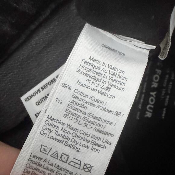 MADEWELL The Perfect Vintage Jean Washed Black 27 MD711 - Picture 11 of 12